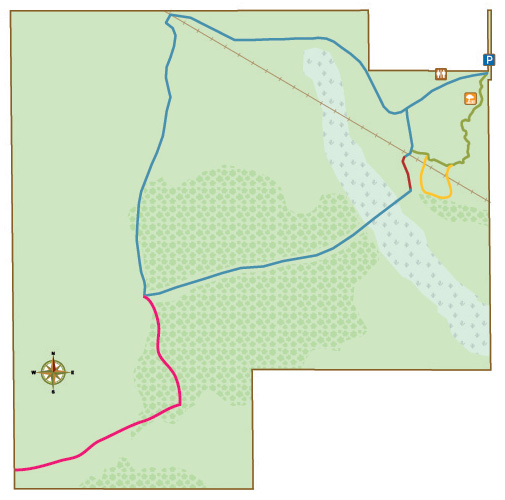 Lakeland Highlands Scrub trail map
